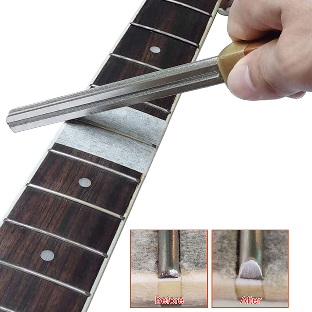 Fret Dressing Crowning Stick with 1 belt Luthier tool Spare Replacement MI-USA! 