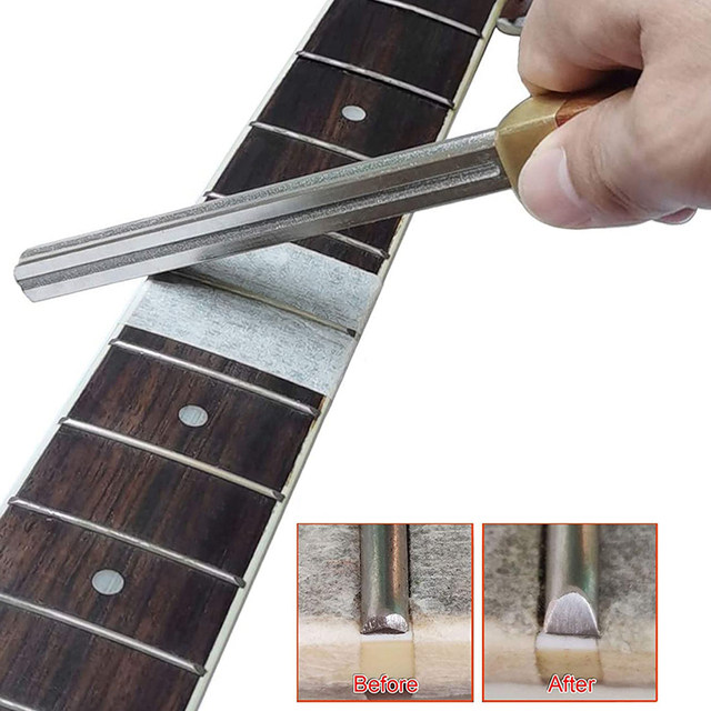 Lima Per Tasti Chitarra MusicNomad Safe Zone S - Rivestimento Diamantato, Per Coronatura - Foto 3