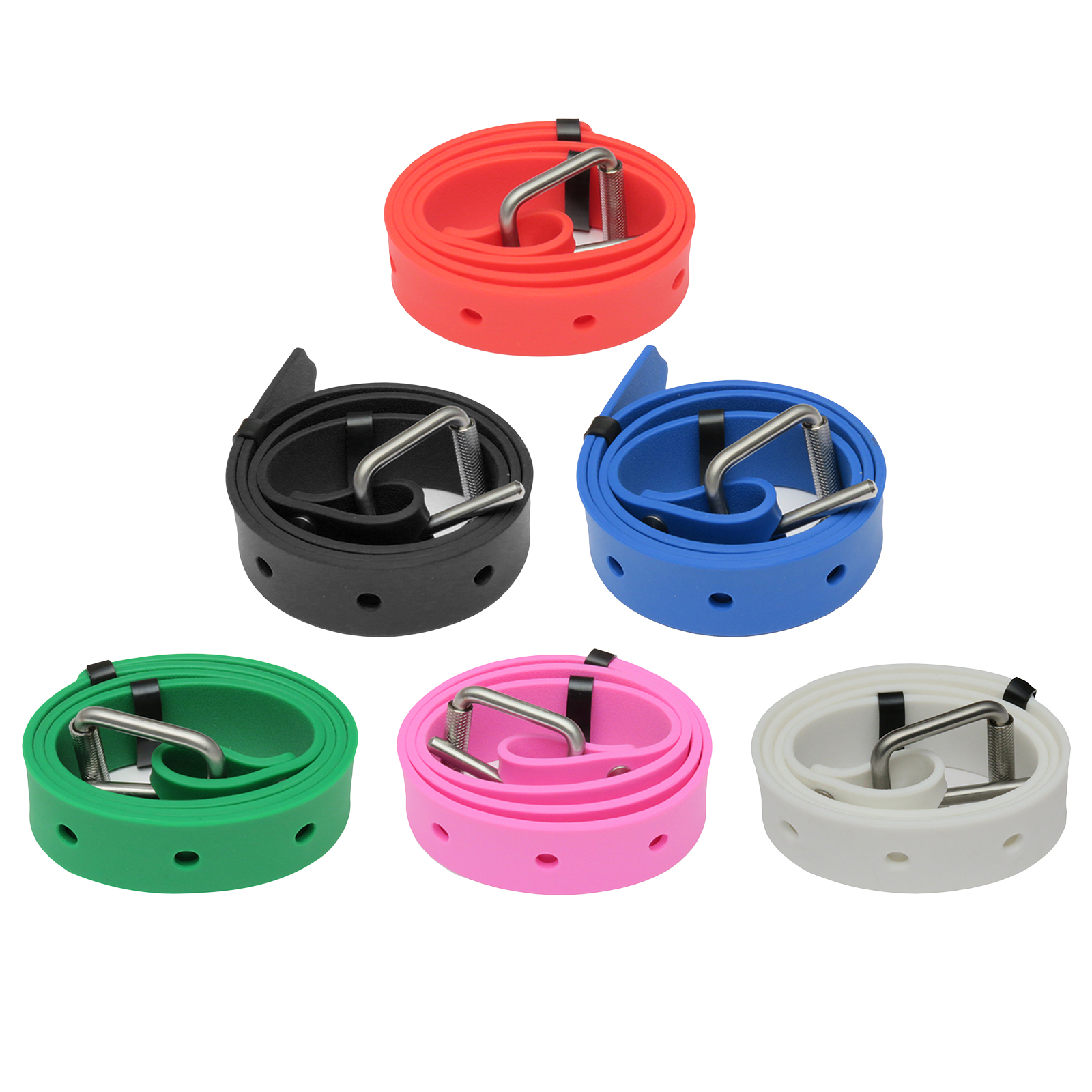 Silicone Diving Weight Belt Scuba Diving Weight Belt Snorkeling Waist Belt for