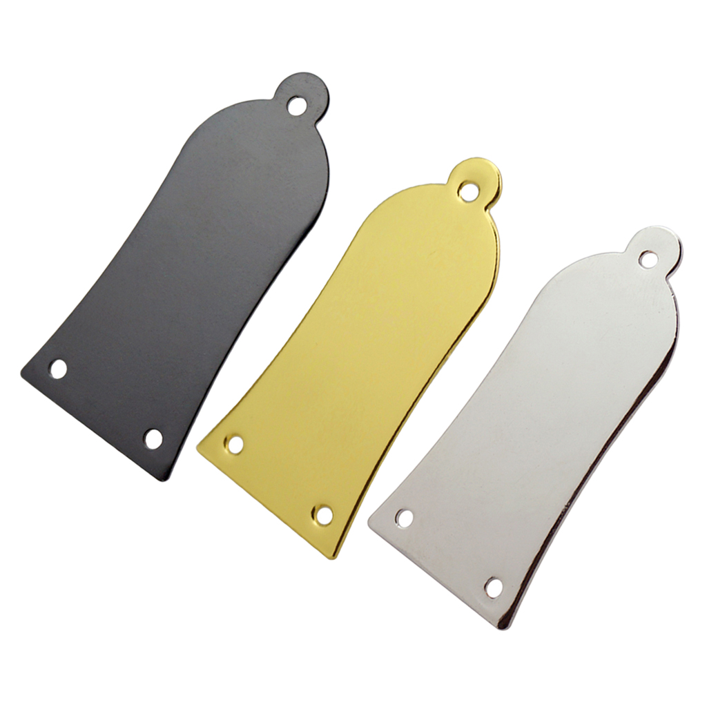 Metal 3 Hole  Rod Cover Plate For Bass Guitar Replacement Part