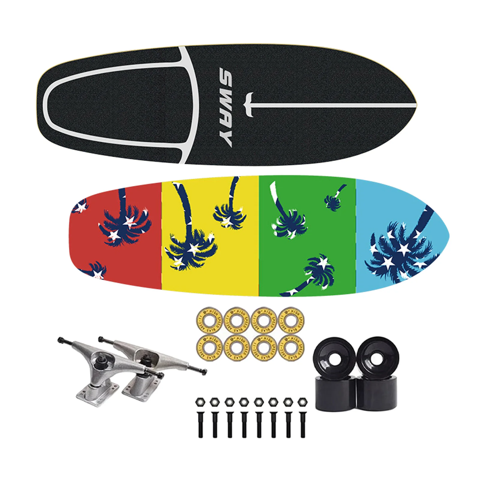 Beginner Skateboard Maple Deck Complete CX4 Trucks ABEC Bearing Skate Board Starter Cruiser Short Boards Children Gift