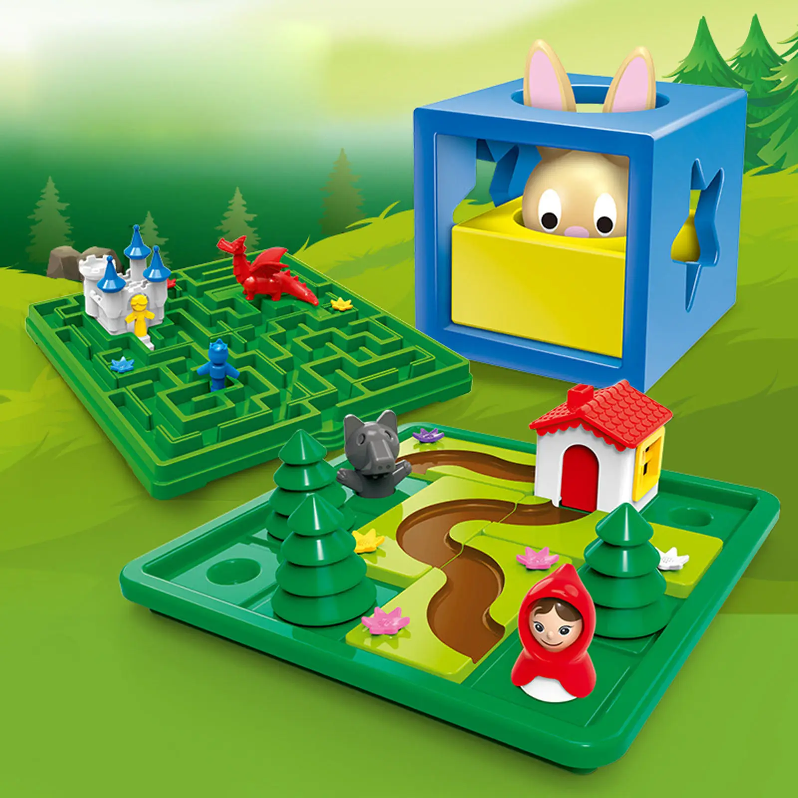 Kids Board Games, Smart Games Sleeping Beauty Logic Educational Travel Game Toy Kids Brain