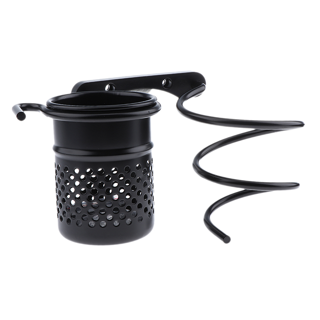 Wall Mount Hair Dryers Straightener Stand Toothbrush Combs Holder