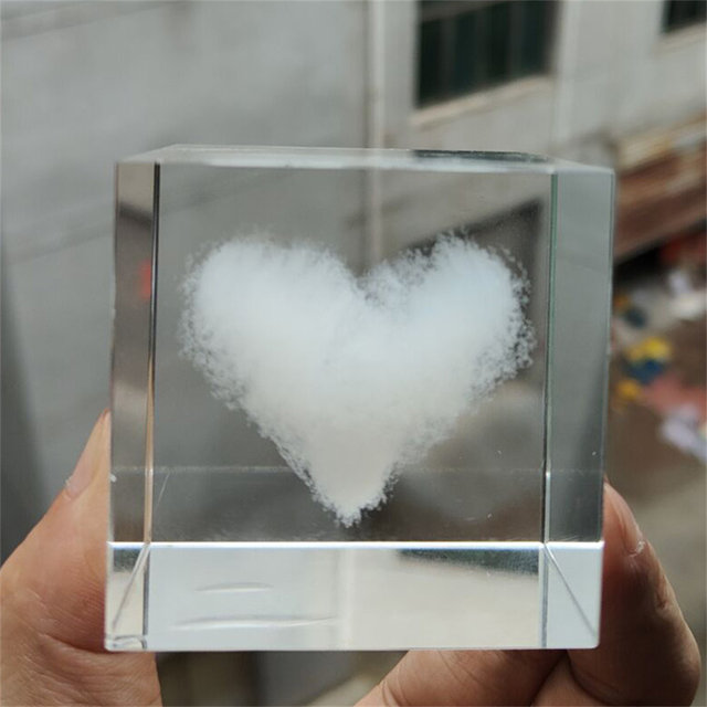 3D-Etched Laser Crystal | Personalized Engraving | Crystal Heart| Premium Gift orders for Everyone