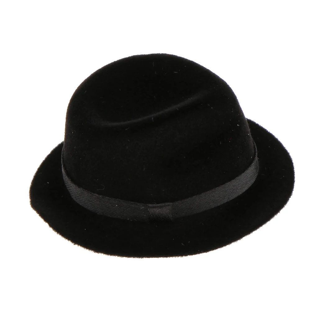 1/6 Scale Gentleman Black Bowler Hat  for 12