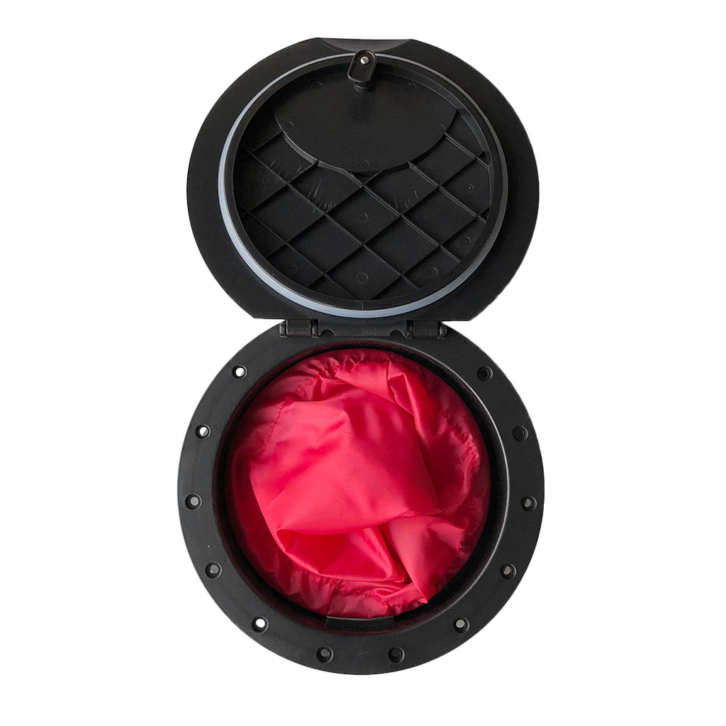 Description Picture 3 of itemKayak Deck Plate 28cm 11'' Outer Diameter Nylon Hatch Cover Deck Plate Kit with Storage Bag Hatch Cover Kit Boat Marine Dinghy