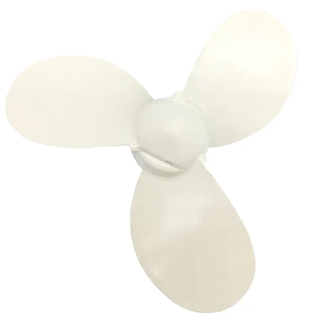 Aluminum Outboard Propeller 3-Blade for  3.5HP Boat Engine (White)