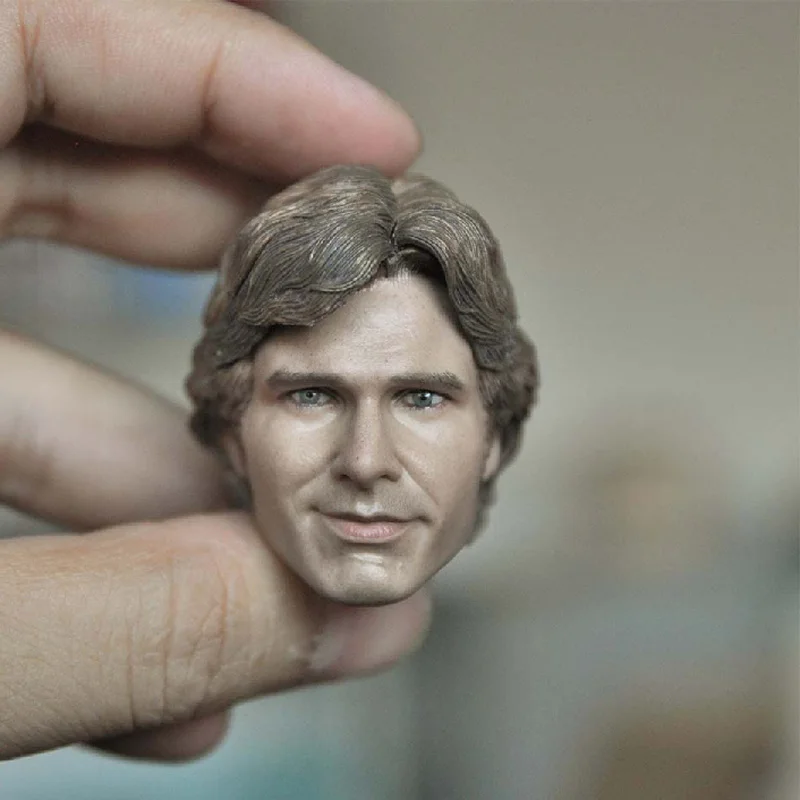 Custom 1/6 Scale Han Solo Harrison Ford Head Sculpt For Hot Toys Phicen ❶USA❶ 