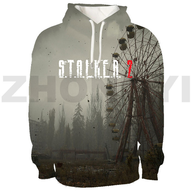 Game Stalker 2 Heart of Gun Pullover Kids S.T.A.L.K.E.R. 2 Hoodie Men  Oversized Streetwear Children Anime Sweatshirt Harajuku - AliExpress