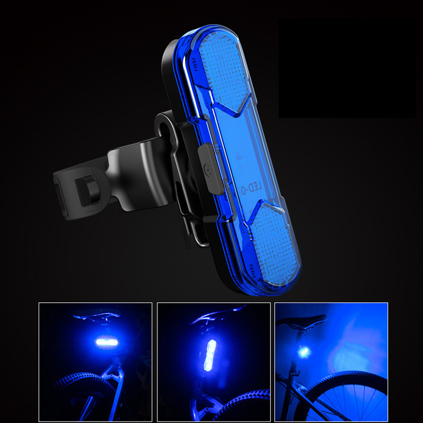 Bicycle Taillights, Super Bright Bike Rear Lights USB Rechargeable, Waterproof Mountain Road Bike Tail Light for Kids Women Men