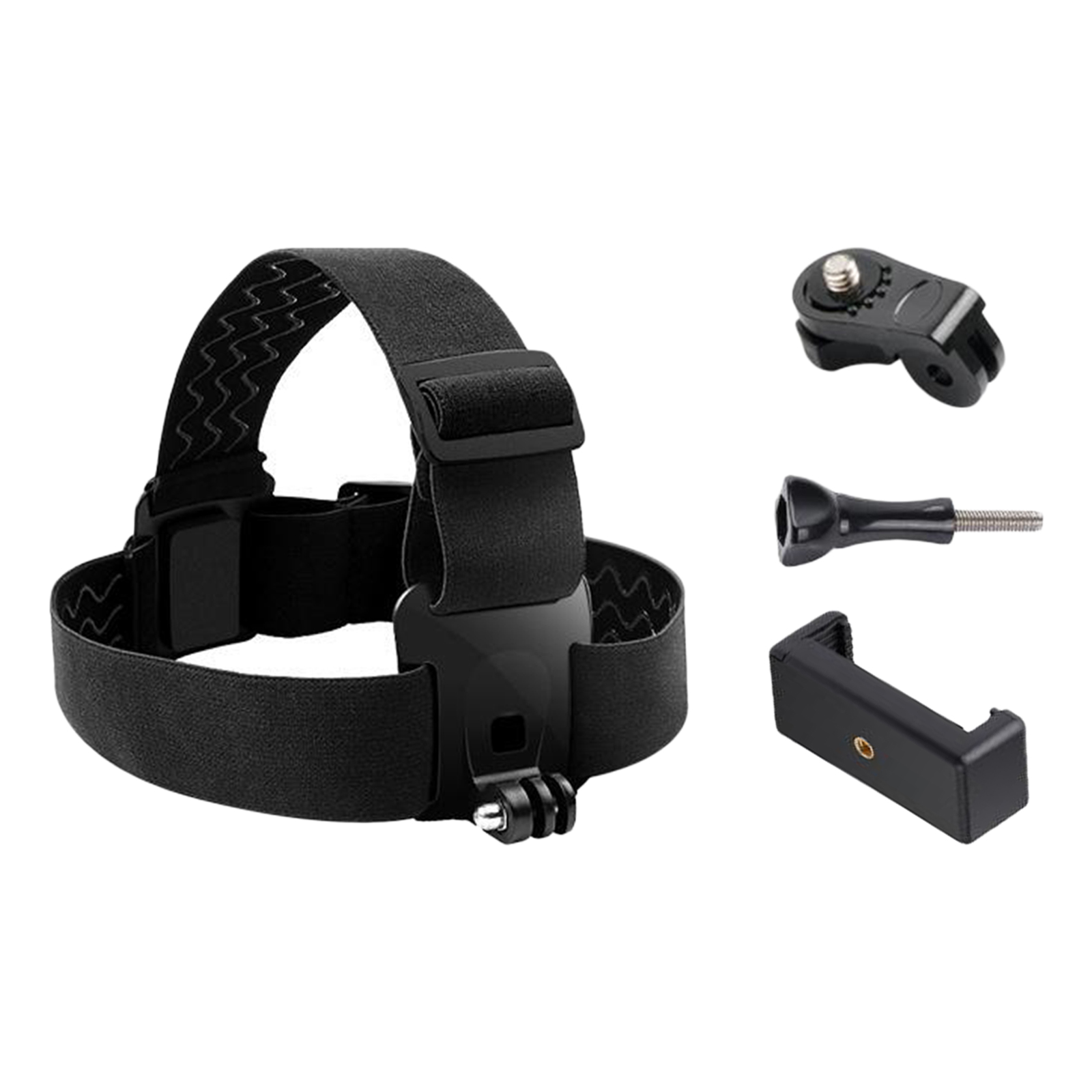 Multi-Function Adjustable Belt Cellphone Head Mount Strap Holder Harness for Action Cam/Sports Camera/Cell Phone/Smartphone