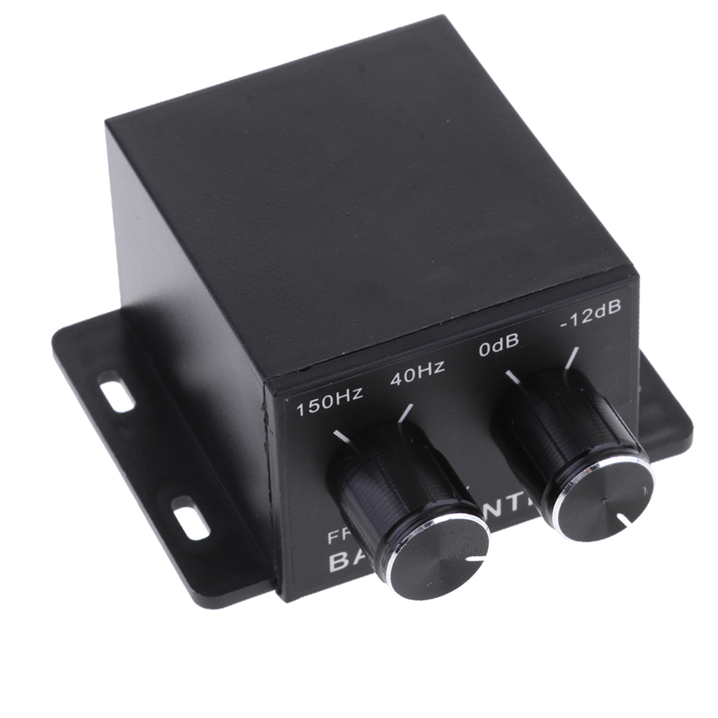Car Home Amplifier Subwoofer Equalizer Crossover RCA Adjust Line Level Volume