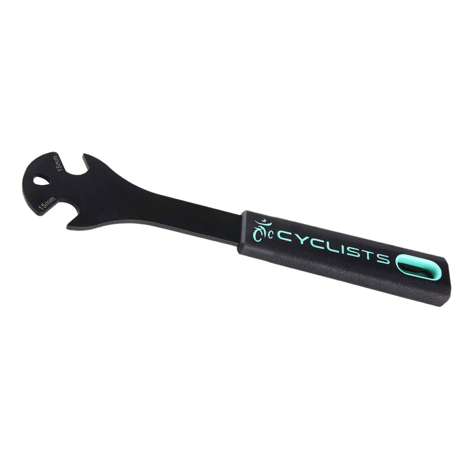 Bike Pedal Wrench Extra Long Handle Anti-slip Bicycle Pedal Spanner Double Sided Wrench for MTB/Road Bike Pedals Replace Tool