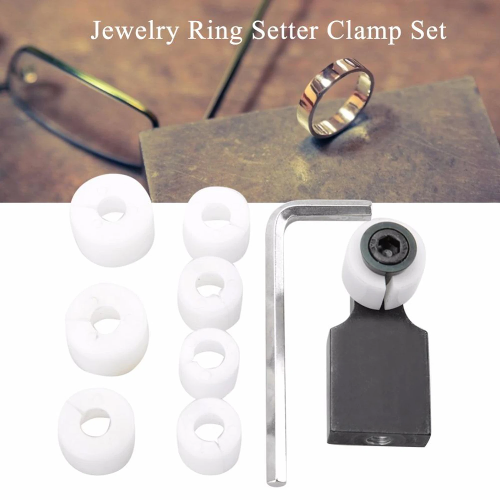 Ring Setting Jewelry Ring Processing Setter Clamp Channel Setting Tool Kit for Ring Setting Expanding