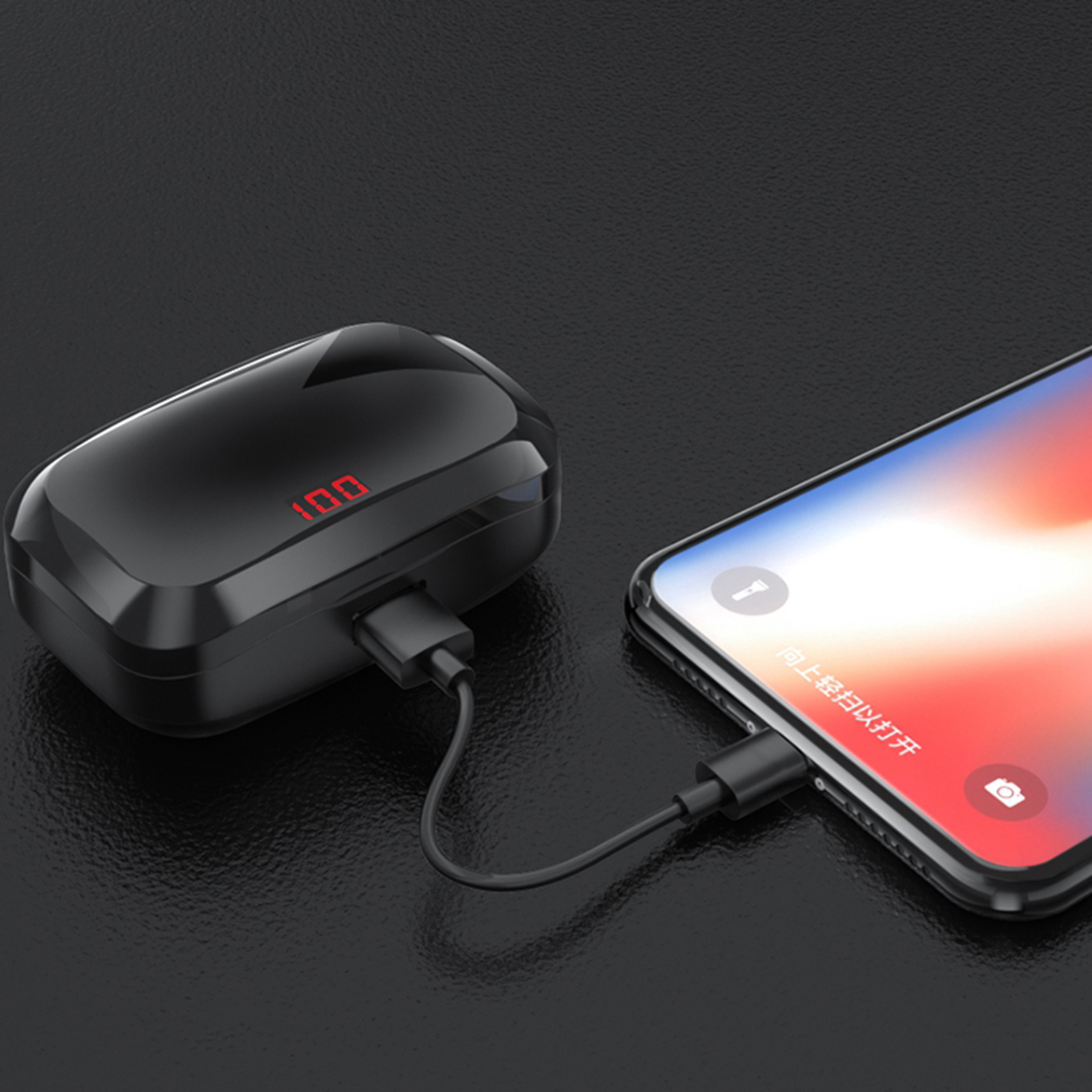 Waterproof Bluetooth TWS Earbuds Headphone Headsets Earphones 3500mAh w/Mic