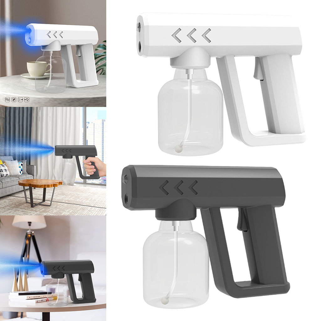 Portable Nano Sprayer Gun Electric Wireless Sterilization Atomizer Wireless 110-240V for Office Station School Garden Home