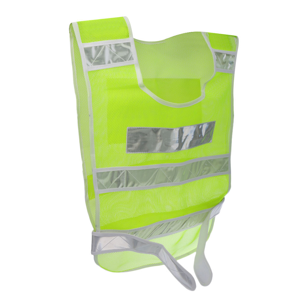 High Visibility Safety Vest Security Vest with Reflective Stripes for Adult