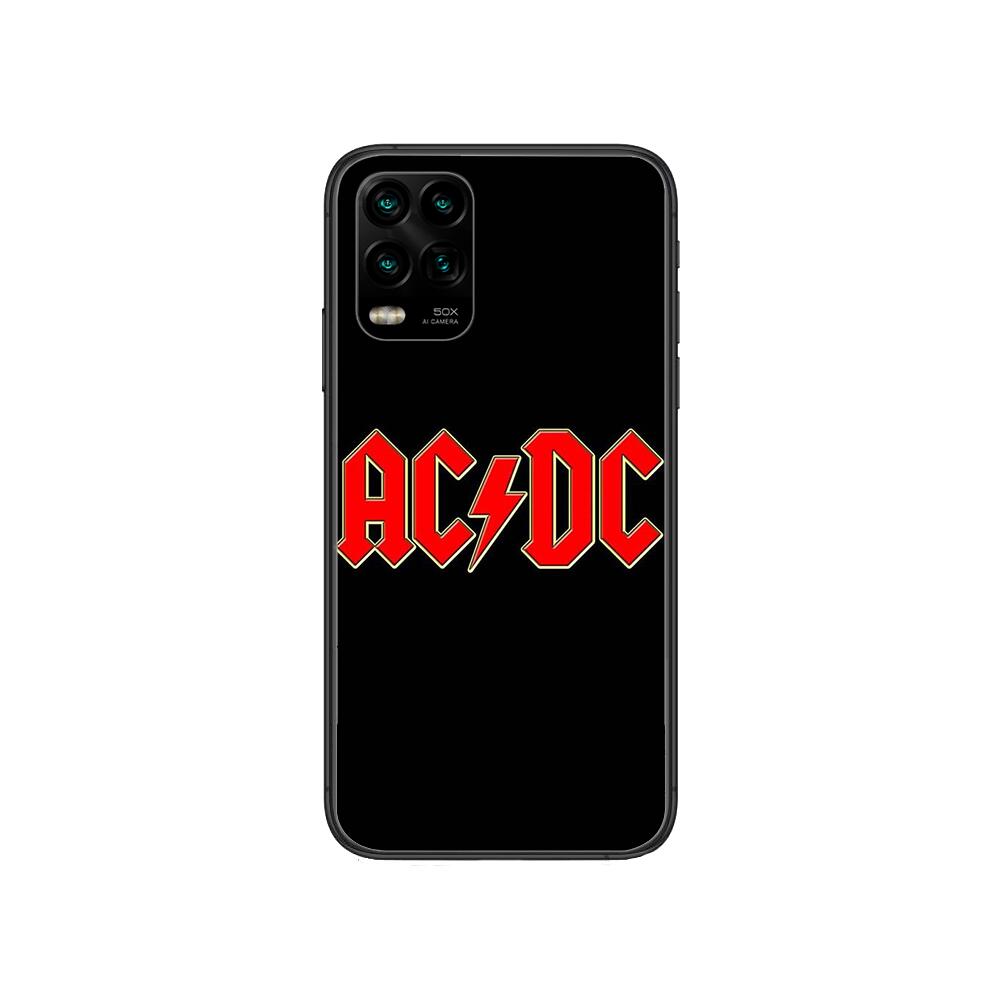 Pop Конча банда рок ac dc Чехол для мобильного телефона с изображением  персонажа мультфильмов для XiaoMi Redmi Примечание; Размеры 9 и 10 S 8 7 6  5 Pro T Y1 аниме черный