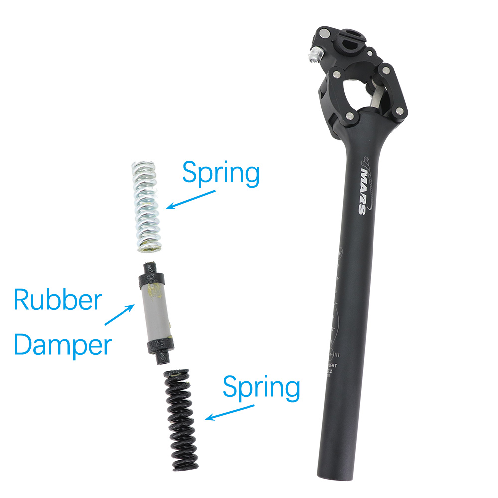 Tmars Bike Suspension Seatpost Parallel Shock Absorber Parallelogram