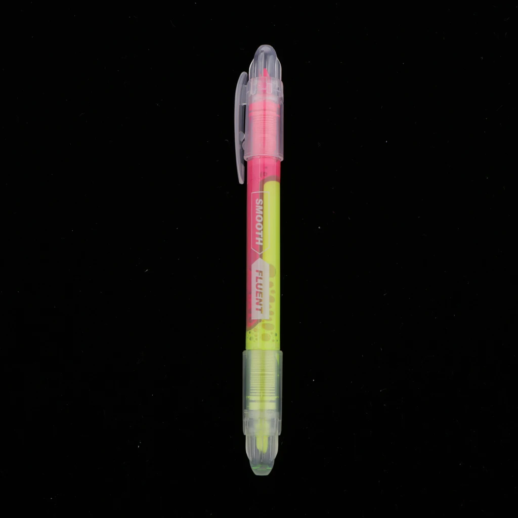 Double Color Fluorescent Drawing Coloring Marking Pen Scrapbook Card DIY