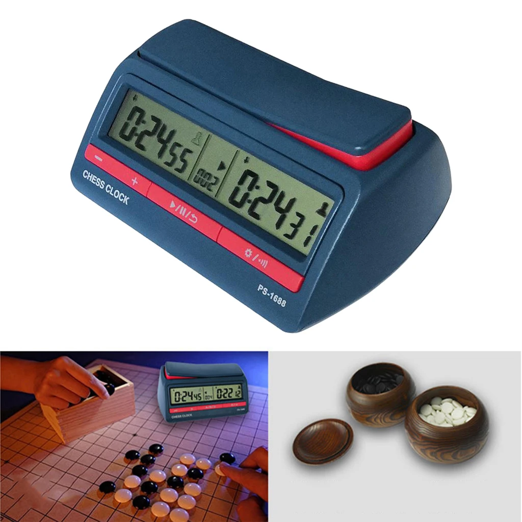 Chess Basic Digital Chess Clock & Game Timer Positive Timing Function with Bonus and Delay Function Chess Basic Digital Chess Clock & Game Timer Positive Timing Function with Bonus and Delay Function