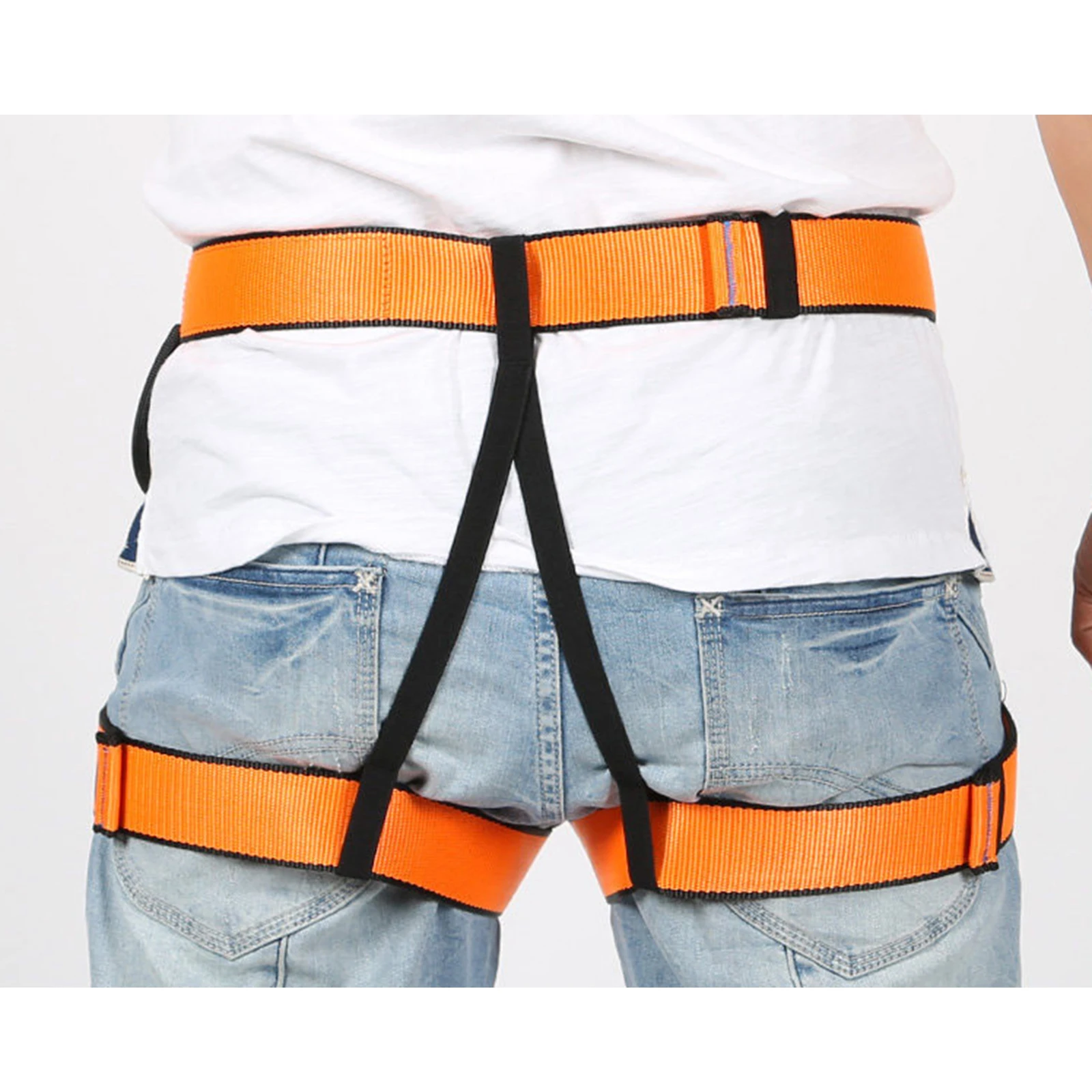 Climbing Harness 300kg Half Body Safety Belt Rescuing Survival Accessories