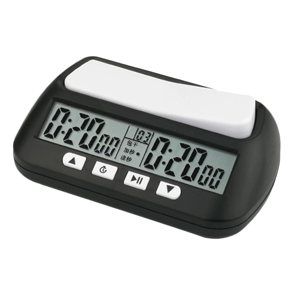Mini Compact Travel Digital Chess Clock Suitable for Chinese Chess, Games