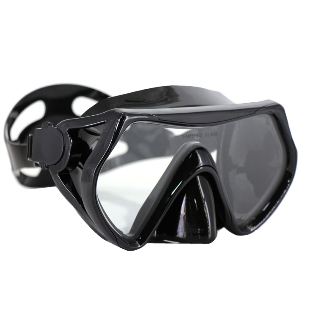 Scuba Diving Goggles Waterproof  Tempered-Glass Comfortable Eyewear W/ Case