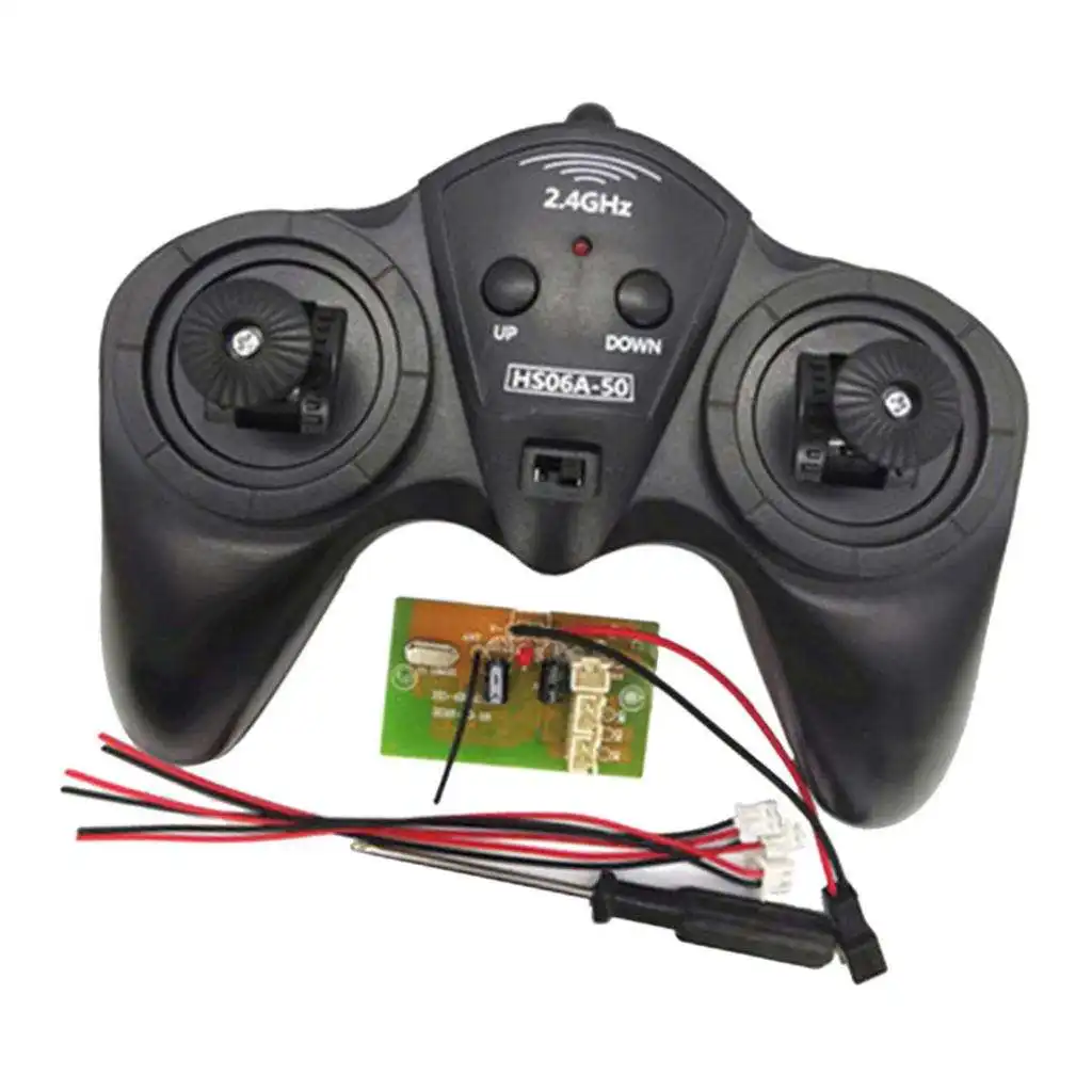  6CH 12V RC Boat Remote Controller Receiver Plate Accessories Parts