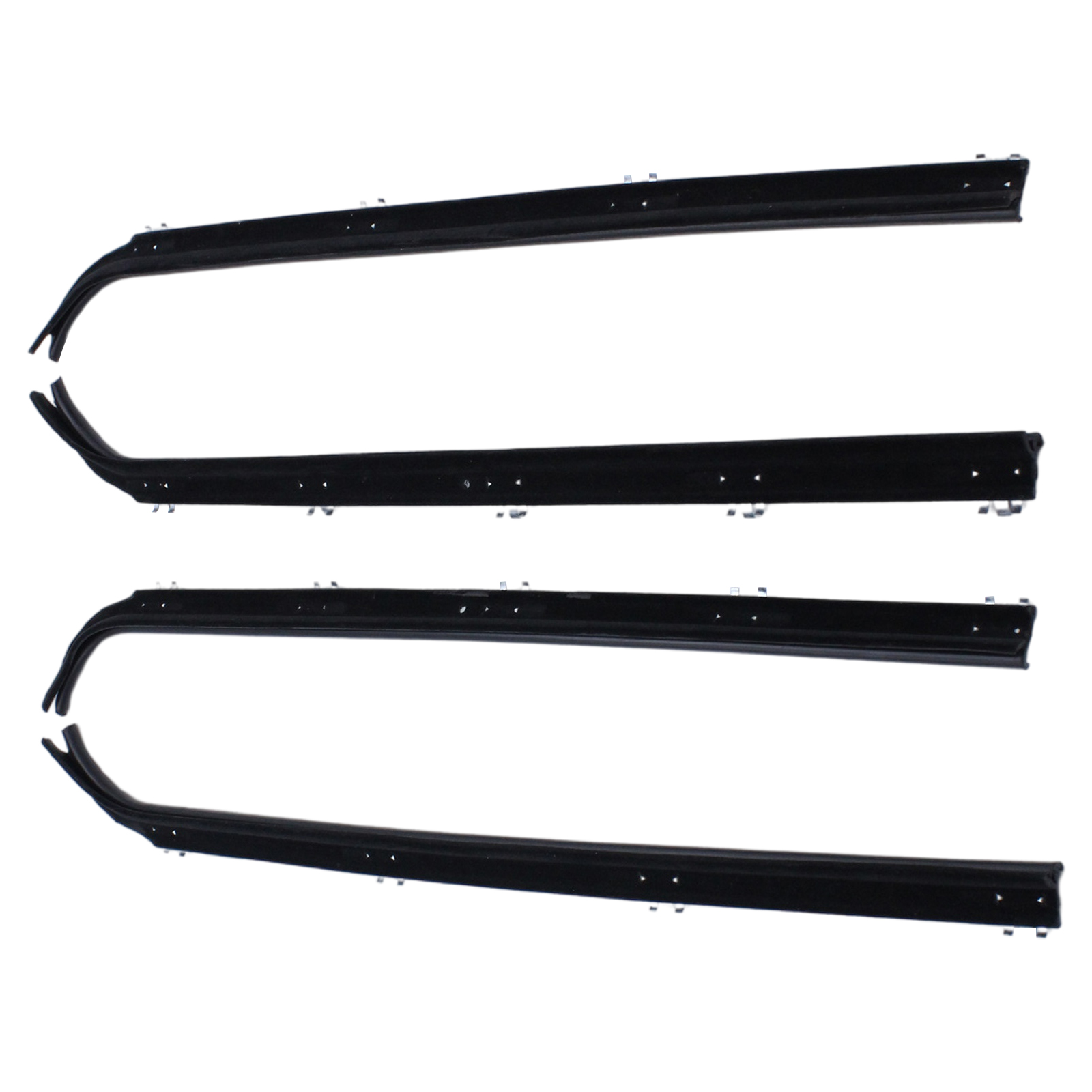 4Pcs Automotive Window Seal Strip Inner Outer Window Trim for Ford Truck F250