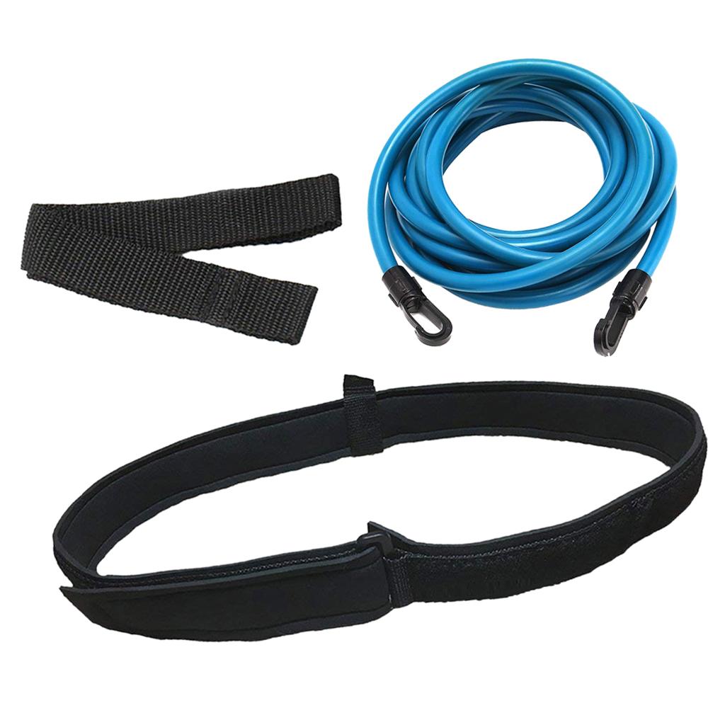 Swimming Training Belt Aids Resistance Cord Leash Pool Practicing Gear Equipment