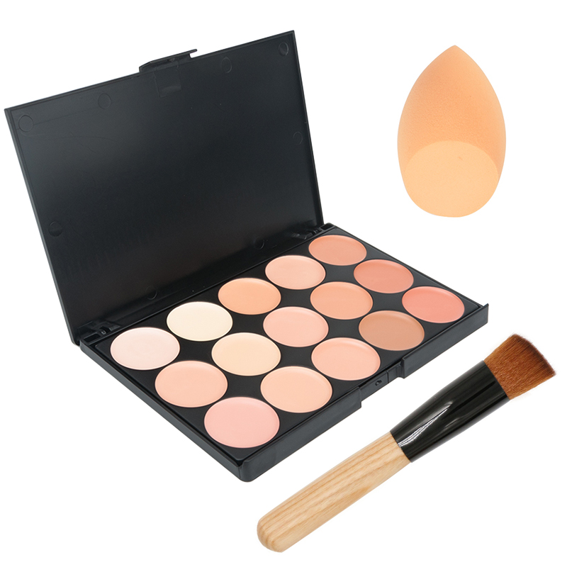 Best of 15 Colors Face Concealer Camouflage Cream Contour Palette Maquillaje Profesional Foundation Paleta Concealer Reviews & Tips