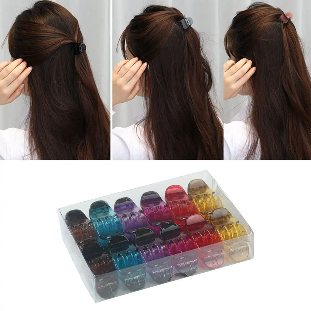 24 Pieces Mini Hair Clip for Women Girls Hair Claw Chic Barrettes Hairpins Styling Claw Clips Fashion Hair Accessories