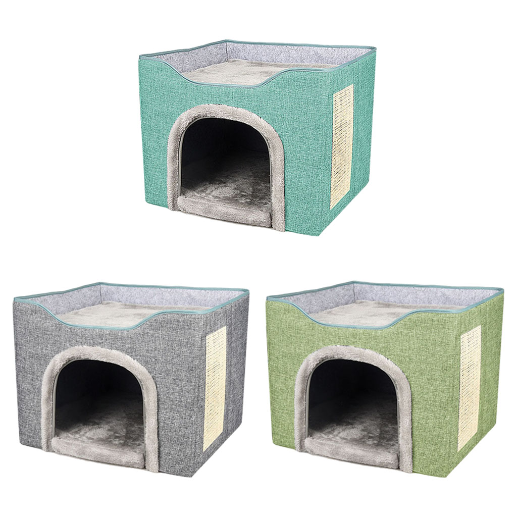 Pet Supplies Dog House Soft Cat Rabbit Bed House Kennel Doggy Warm Washable Cushion for Puppy Home House