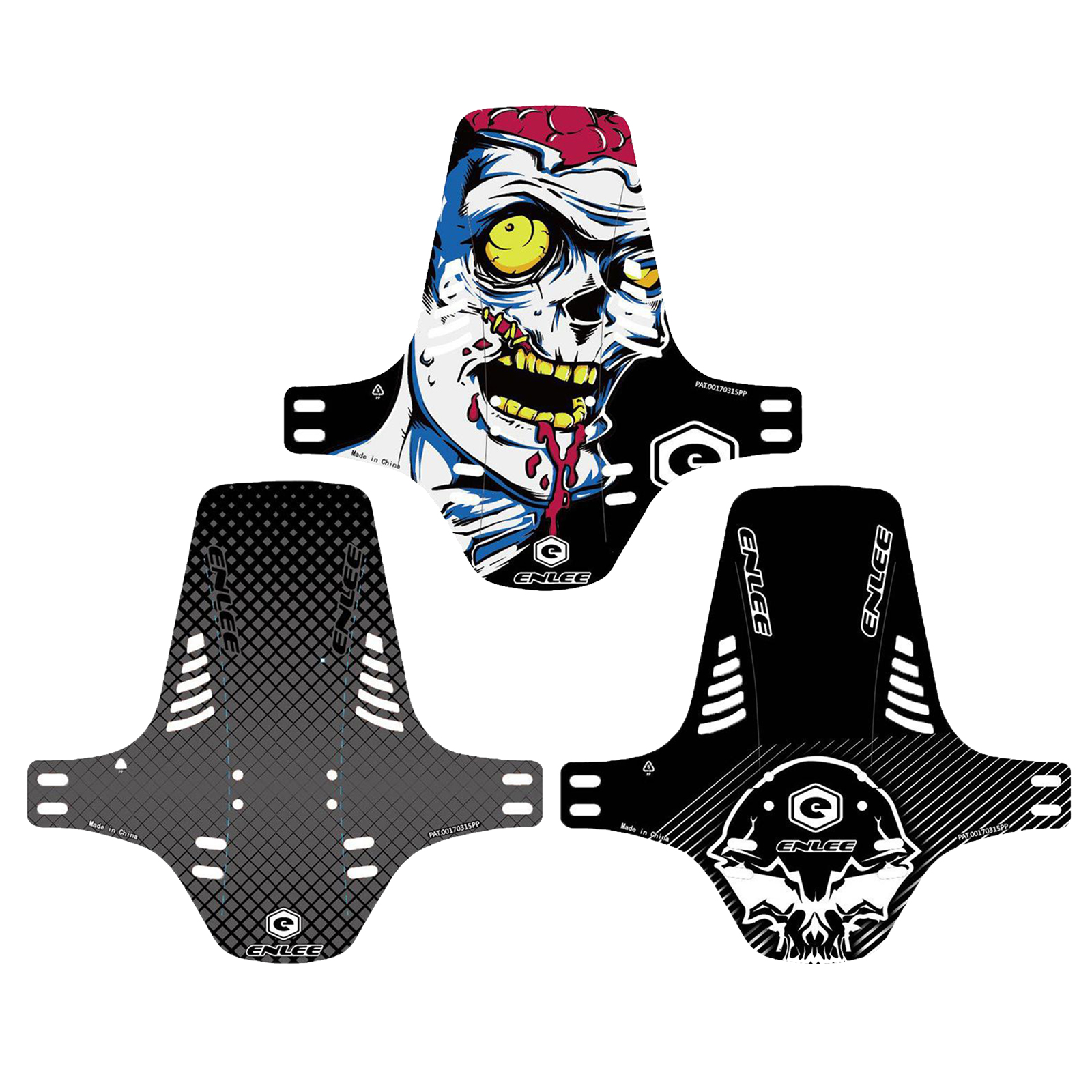 Durable Bike Fender, Mountain Road Bike Mudguards, Flexible Front and Rear Mud Guard Compatible for 26