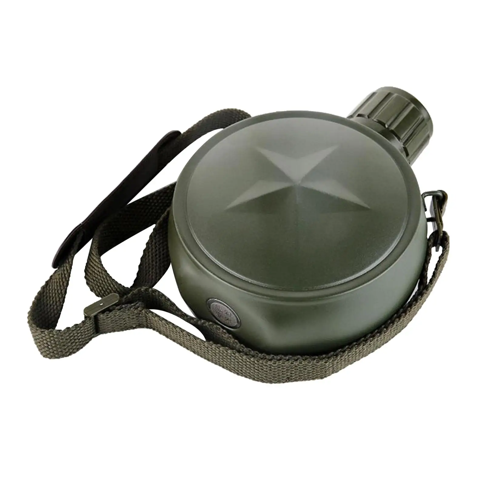Portable  Style Wine Water Bottle Canteen Drink Cup with Belt Hiking