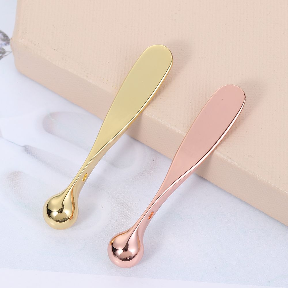 Best of New Metal Face Mask Spoon Anti Wrinkle Eye Cream Applicator Mixing Spatulas Rose Gold Eye Cream Massage Sticks Beauty Scoop Tool Reviews & Tips - Image 3