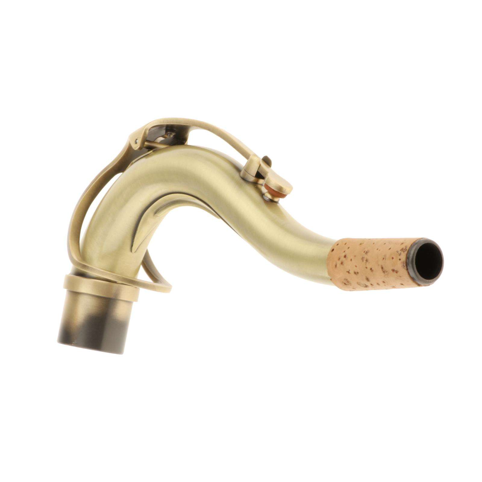 Tenor Saxophone Bend Neck Good Tone Brass Material Sax Woodwind Instrument Replacement Accessory