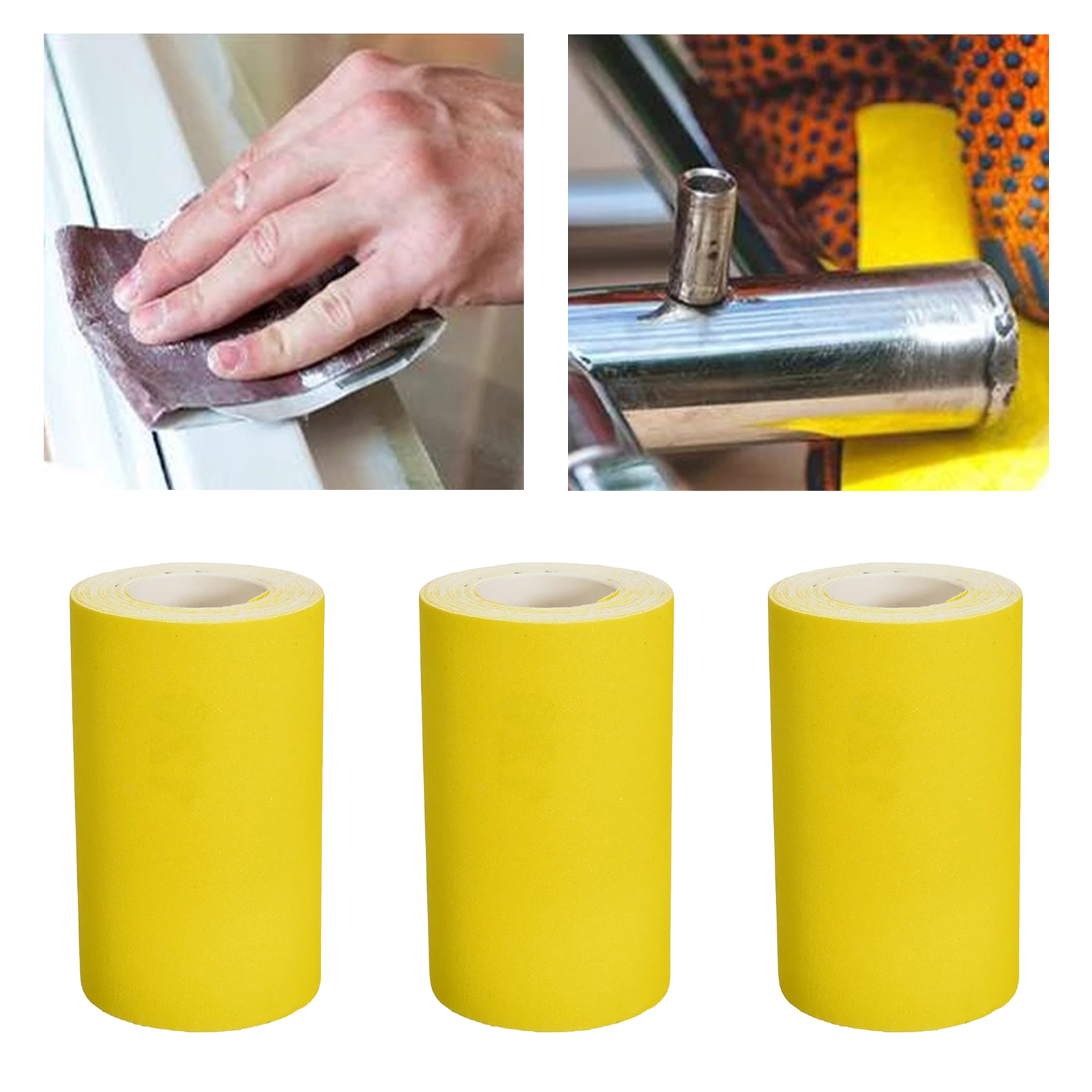 Aluminium Oxide Sand Paper 9.3cm x 5m Grit Sandpaper Metal Sanding Polishing