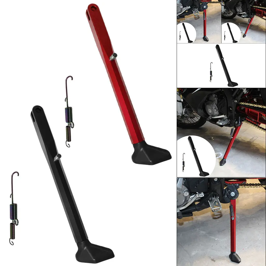 Motorcycle Kickstand Longer Style CNC Aluminum Foot Side Support Side Brace Lift Stand Fit for Honda Crf250L 12-2021 Rear Wheel