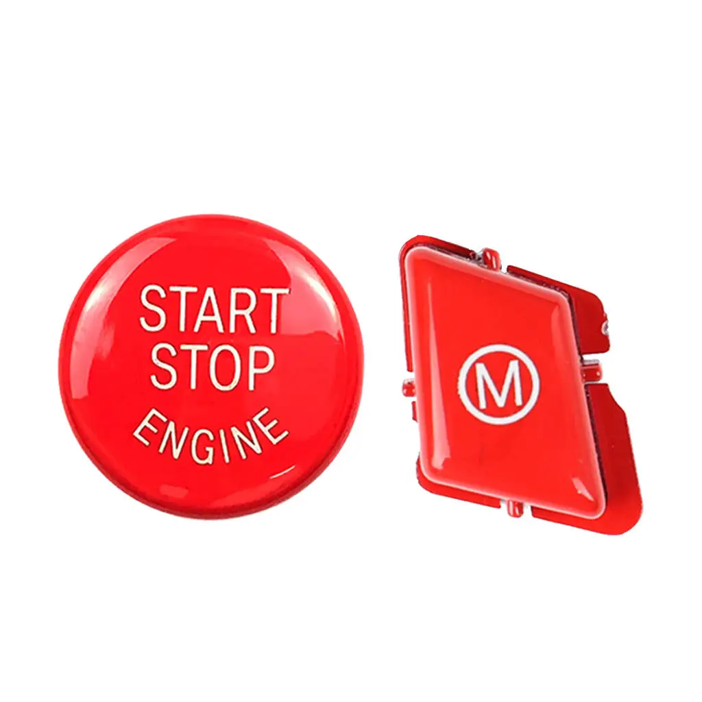 Engine Start Stop Switch W/ M3 Steering Wheel Button Cover For  3 Series