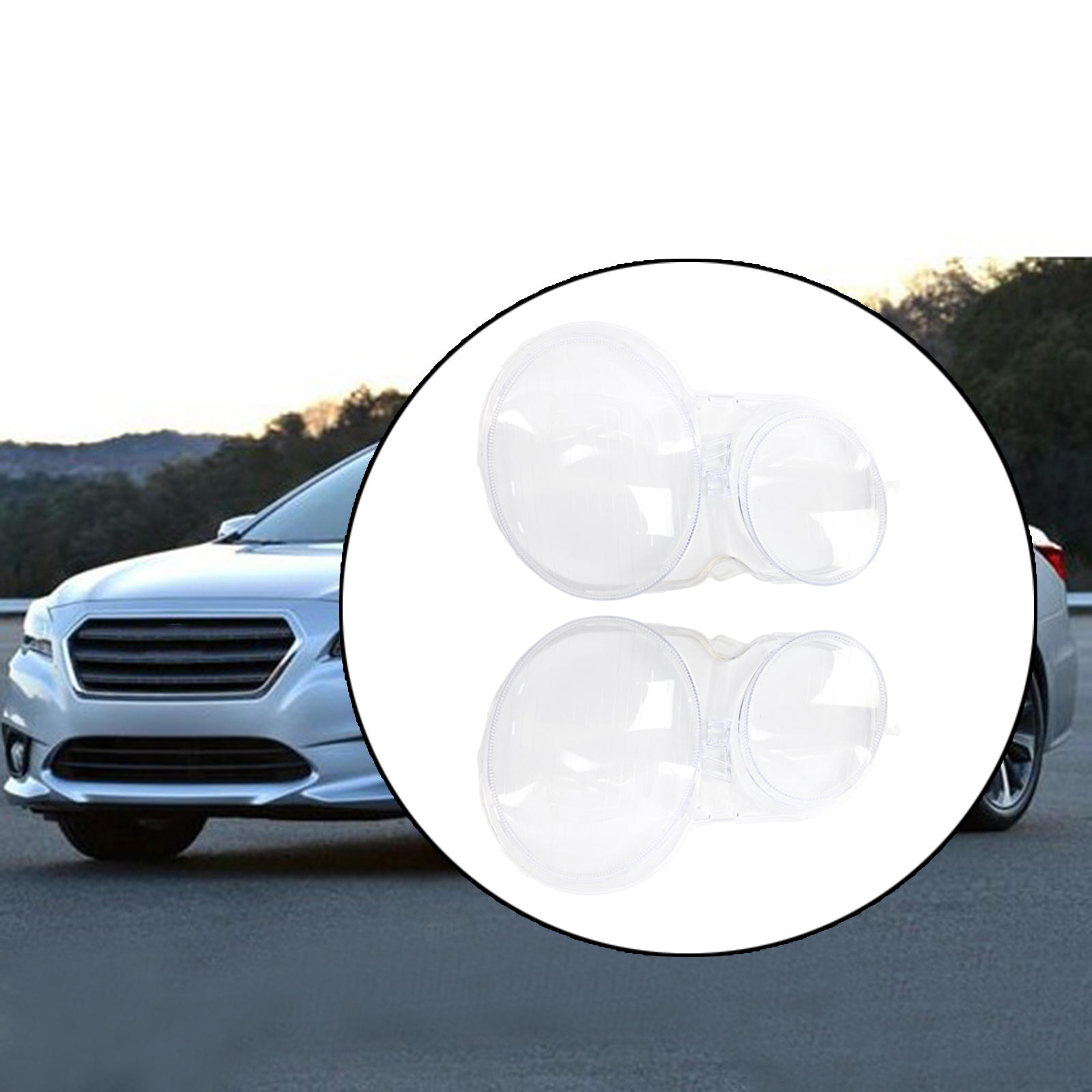 Car Headlight Headlamp Lens Cover Replacement Clear Spare Parts Guards Fits for   W210  1996-1999 E55 E420