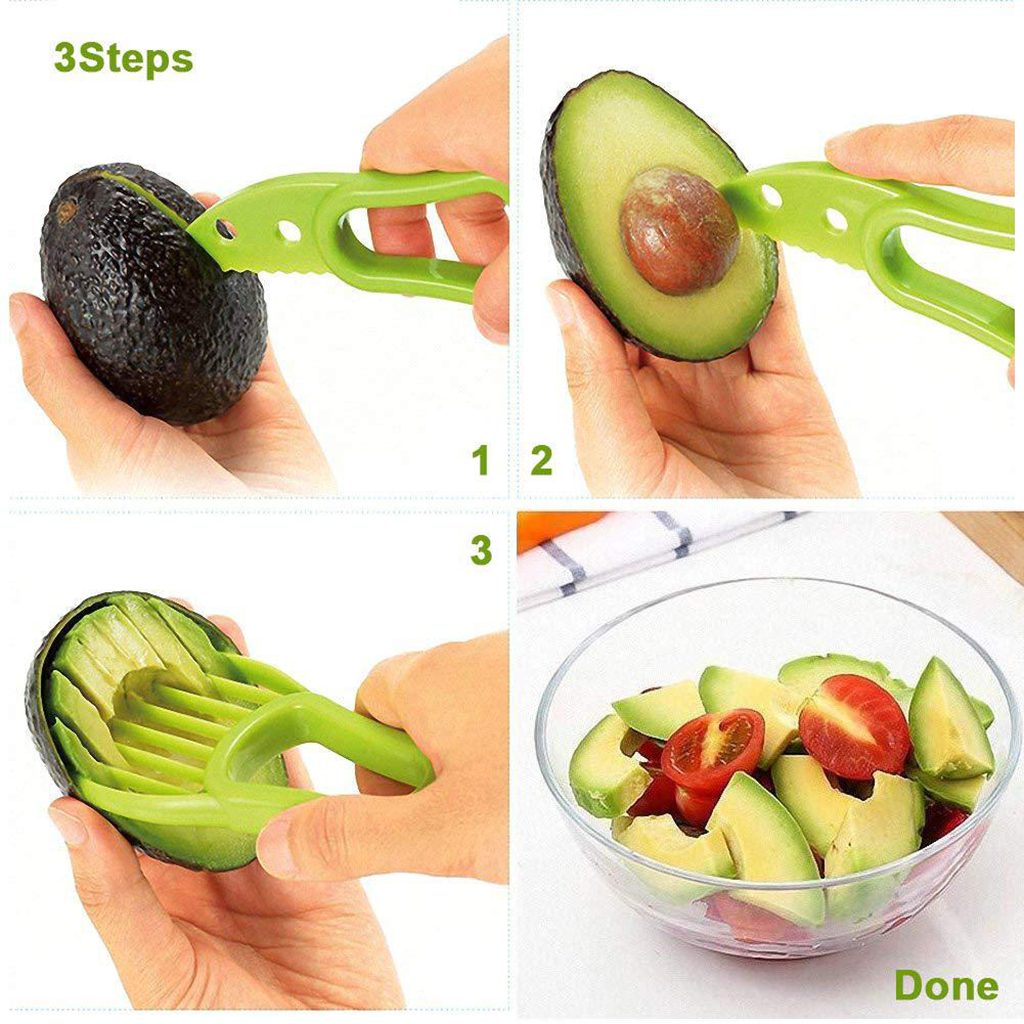 Avocado Slicer Pitter Masher Vegetable Tools Multifunctional for Mangos