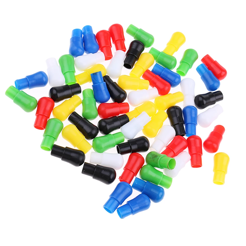 60pcs/set 23mm Multi-color Replacement Pegs for Traditional Plastic Chinese