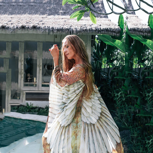 Available in 6 Colors, Angel Wings Print Cover Ups, Beach Cover Ups, Feather Wing Kimono, One size, store Festival Clothing, Bohemian Kimono