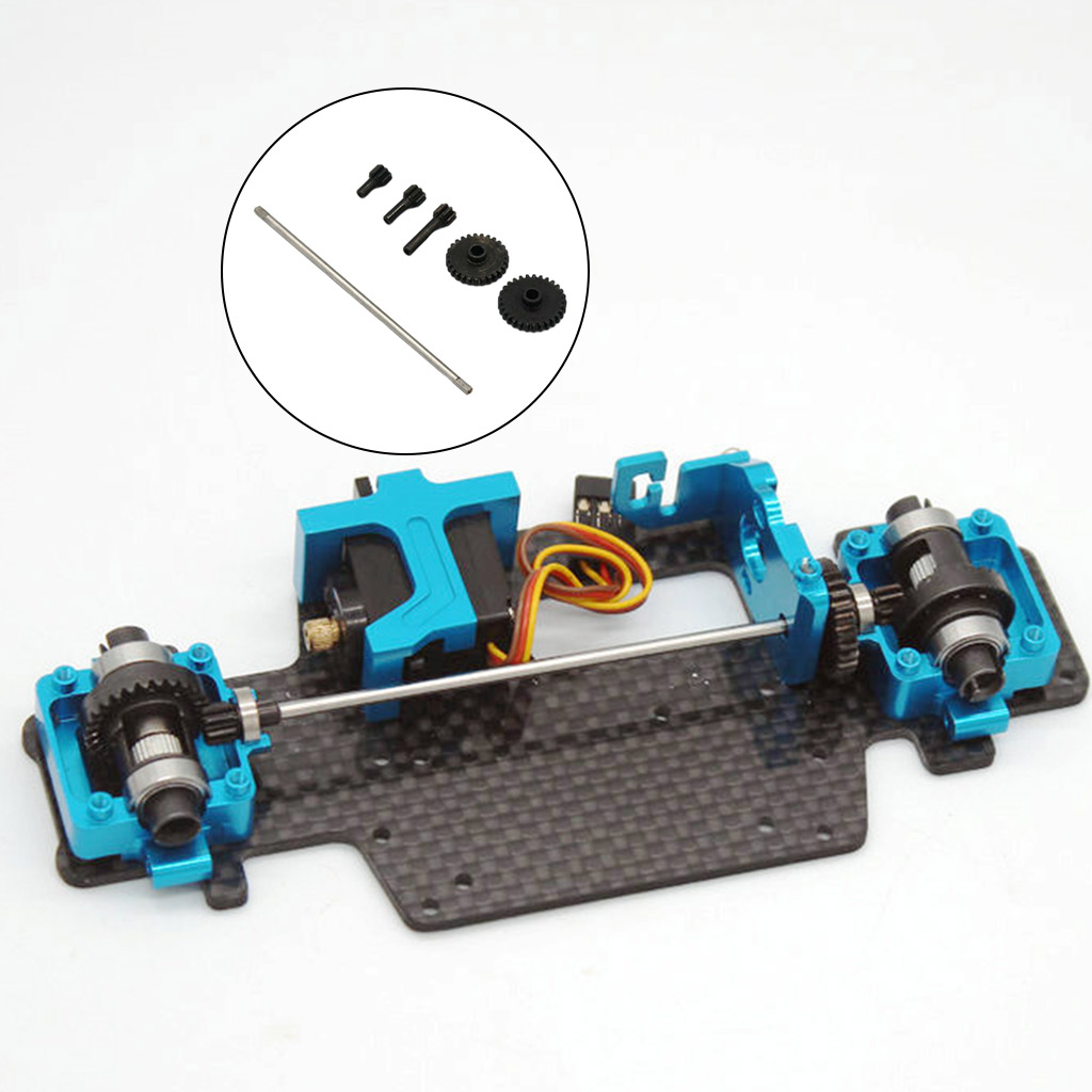1/28 Reduction Gear w/ Front Rear Drive Gear for Wltoys K989 P929 DIY Parts