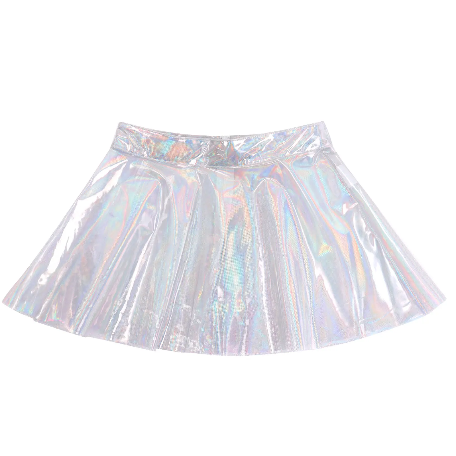 Take a look - See-through Mini Skirt - Shiny Fashion | LALE LOOK