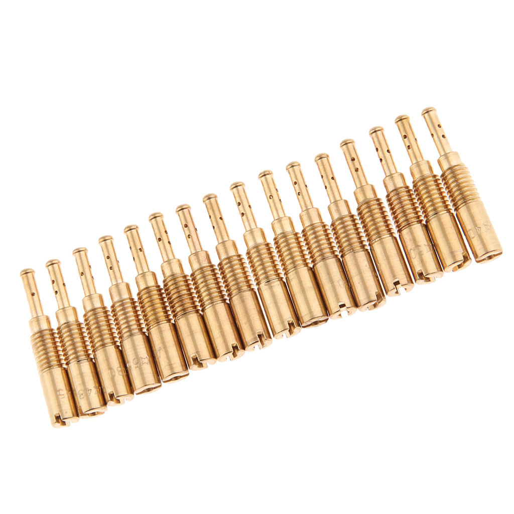 16pcs Carburetor Slow Pilot Jet Carburator for  Carb PZ19 PB16/18/20/30 - 60 Injector Nozzle Motorcycle Carburetors Parts