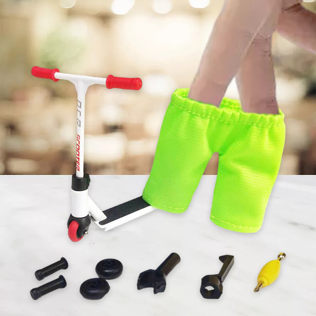 Alloy Finger Scooter Fingerboard Parts Skateboarding Interactive Finger Novelty Toys for Kids Party Favors Gift