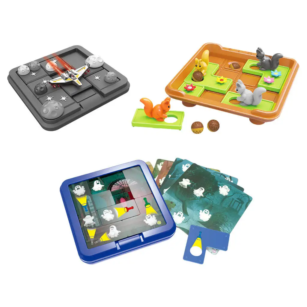 Montessori Children Logical Game Puzzle Board Educational Logical Hand-Eye Coordination Brain Sensory Toy for Age 3 and Up